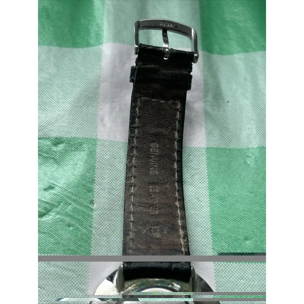Chicos MOP Dial Black Band Women’s Quartz Watch